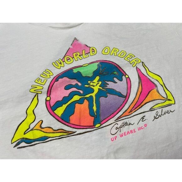 VINTAGE New World Order Transformation T-shirt Women Medium 90s Single Stitch - Picture 2 of 9